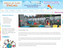 Tablet Screenshot of circleoflovechildcare.com